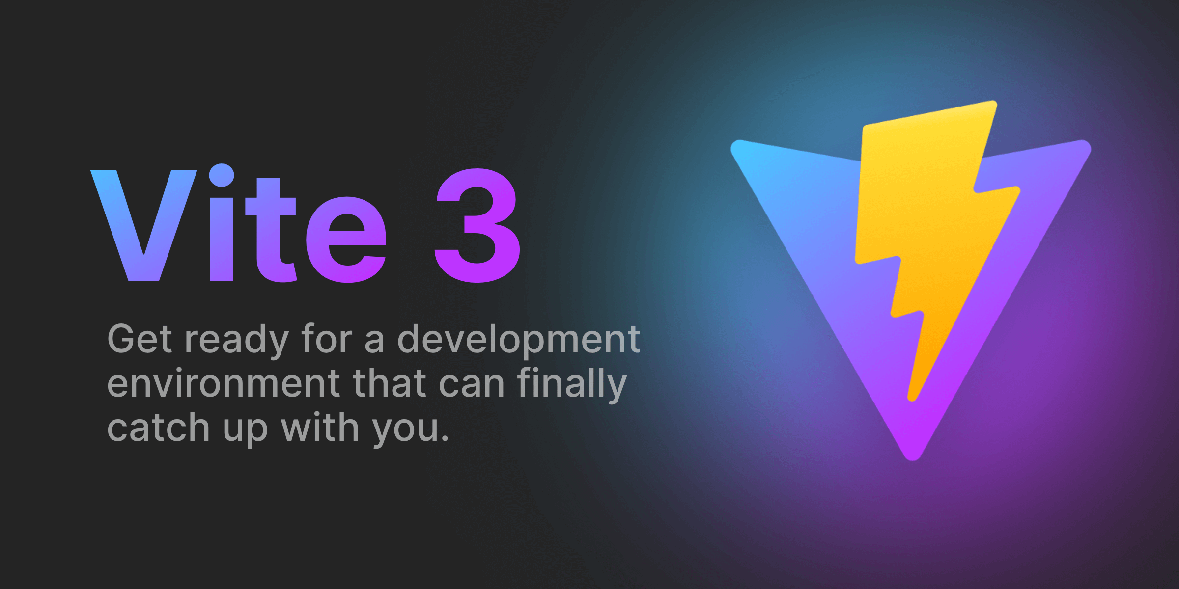 Vite 3 Announcement Cover Image